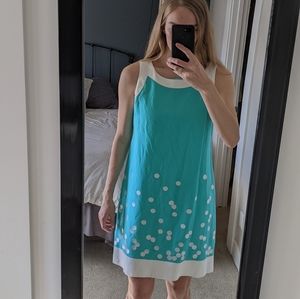 Women's Retro Seafoam Green Polka Dot Dress